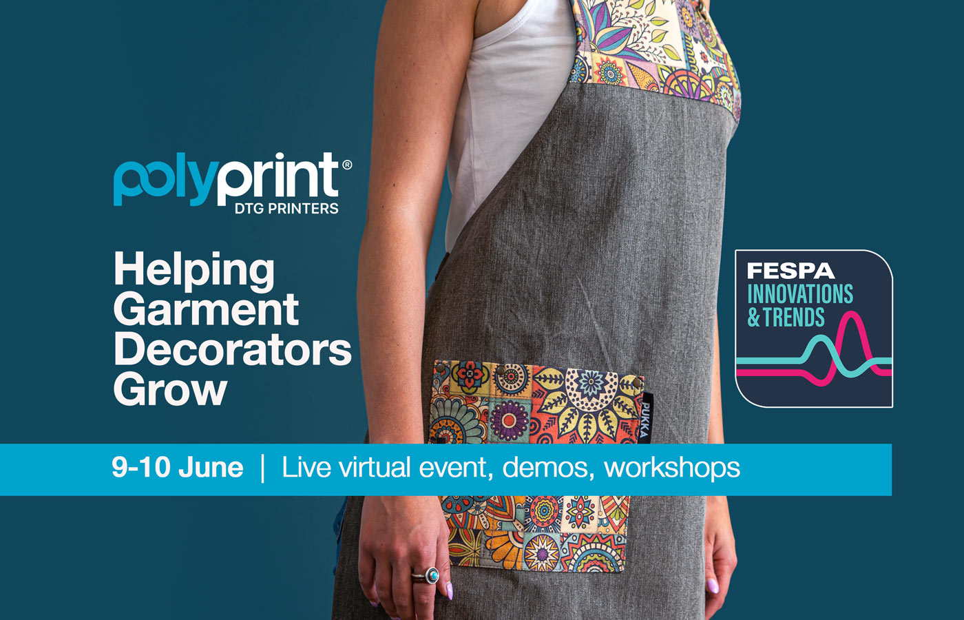Presenting our latest DTG & DTF printing advances at FESPA Innovations & Trends – Virtual Event